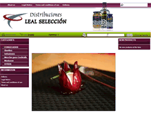 Tablet Screenshot of distribucioneslealseleccion.com